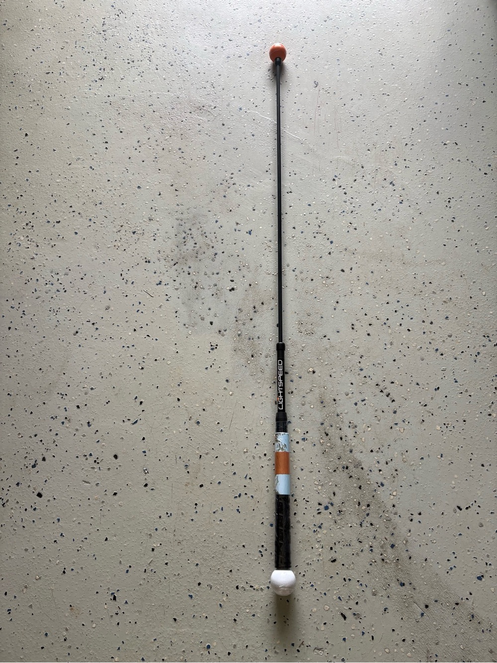 NEW Orange Whip Lightspeed Golf Swing Trainer Aid 43 Inches Improve Swing Speed